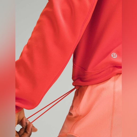 NWOT Lululemon Ventilating UV Protection Running Jacket Solar Orange - Picture 4 of 9